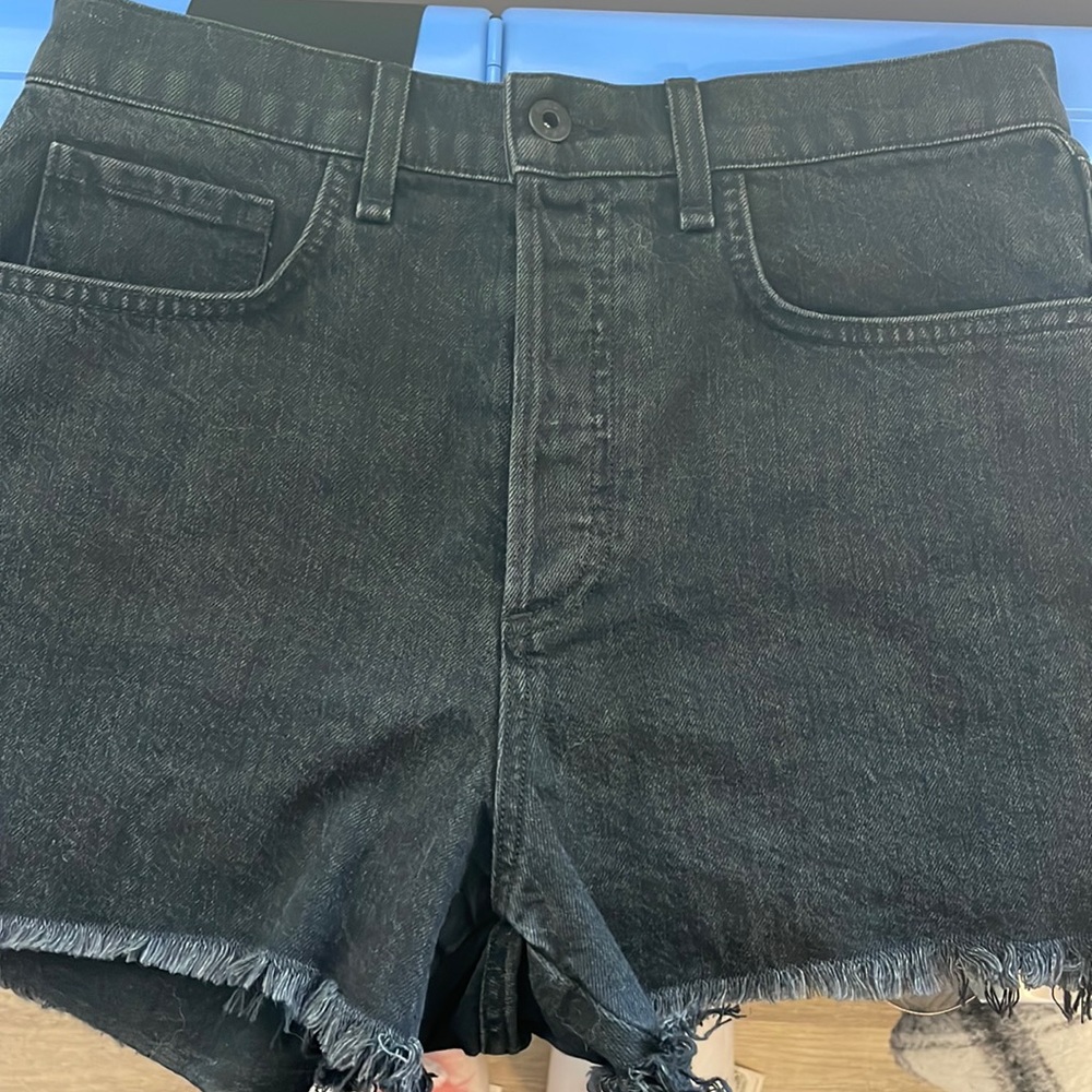 ASKK NY black jean shorts